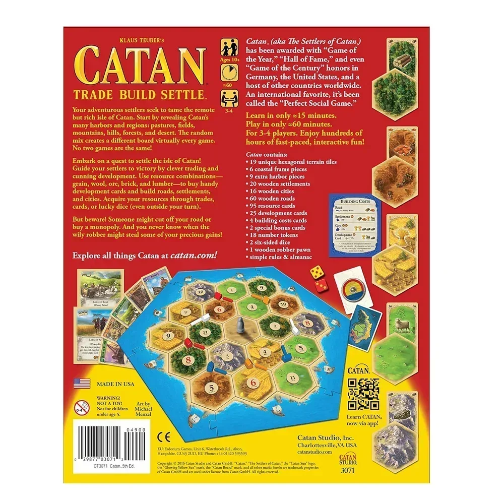 Permainan Papan Catan, Puzzle, - Board Game Catan ulasan dan harga