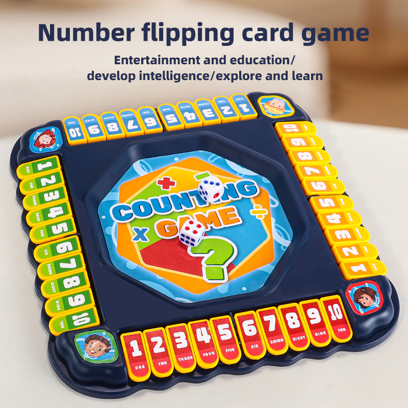 Permainan Meja Flip Nomor Biru - Board Game Live ulasan dan harga