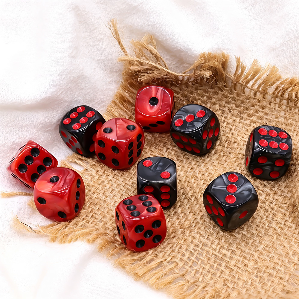 20 Buah Set Dadu Akrilik, D6 M - Board Game Live ulasan dan harga