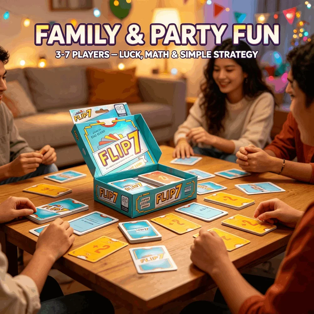 Flip 7, Permainan Kartu Bertem - Strategy Board Game ulasan dan harga